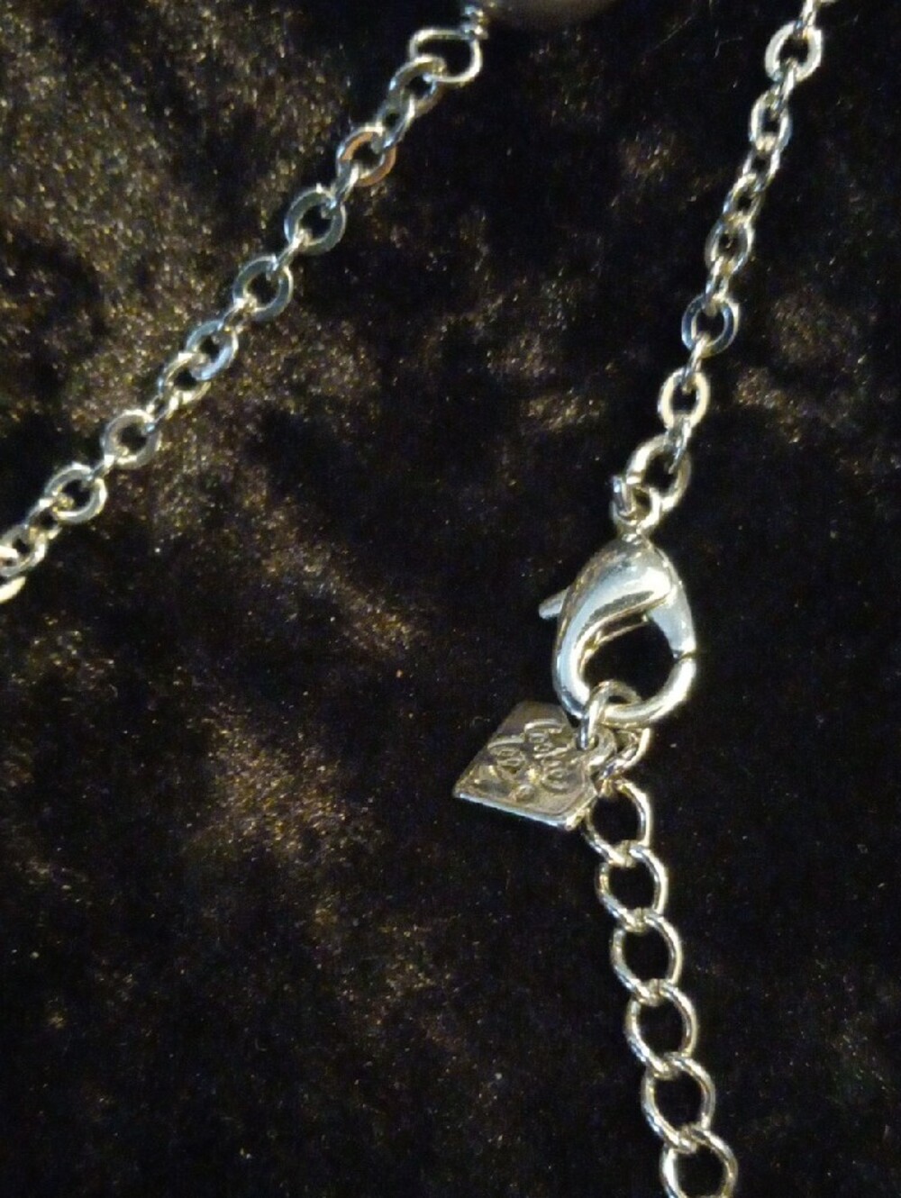 Cookie Lee Silver-Tone Beaded Necklace & Matching Hoop Earrings - Picture 3 of 13